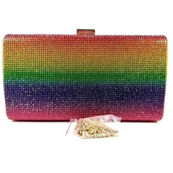 Fashion Handbags - NWT Glamour Crystal Evening Clutch Purse